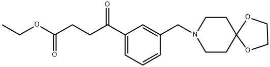 ETHYL 4-[3-[8-(1,4-DIOXA-8-AZASPIRO[4.5]DECYL)METHYL]PHENYL]-4-OXOBUTYRATE price.