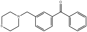 3-(THIOMORPHOLINOMETHYL)BENZOPHENONE price.