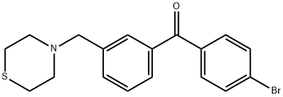 4'-BROMO-3-THIOMORPHOLINOMETHYL BENZOPHENONE price.