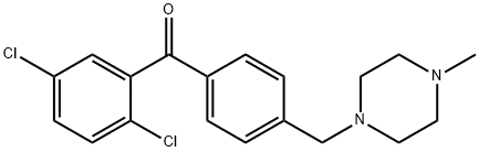 2,5-DICHLORO-4'-(4-METHYLPIPERAZINOMETHYL) BENZOPHENONE price.