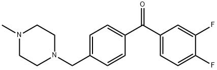 3,4-DIFLUORO-4'-(4-METHYLPIPERAZINOMETHYL) BENZOPHENONE price.