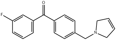 3-FLUORO-4'-(3-PYRROLINOMETHYL) BENZOPHENONE price.