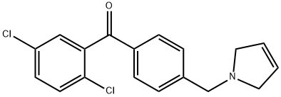 2,5-DICHLORO-4'-(3-PYRROLINOMETHYL) BENZOPHENONE price.