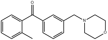 2-METHYL-3'-MORPHOLINOMETHYL BENZOPHENONE price.