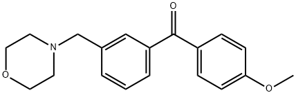 4'-METHOXY-3-MORPHOLINOMETHYL BENZOPHENONE price.