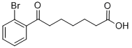 7-(2-BROMOPHENYL)-7-OXOHEPTANOIC ACID Struktur