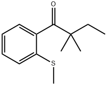 2,2-DIMETHYL-2'-THIOMETHYLBUTYROPHENONE Struktur