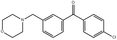 4'-CHLORO-3-MORPHOLINOMETHYL BENZOPHENONE price.