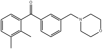 2,3-DIMETHYL-3'-MORPHOLINOMETHYL BENZOPHENONE price.