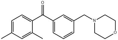 2,4-DIMETHYL-3'-MORPHOLINOMETHYL BENZOPHENONE price.