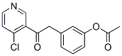 3-ACETOXYBENZYL 4-CHLORO-3-PYRIDYL KETONE Struktur