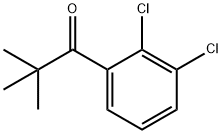 2',3'-DICHLORO-2,2-DIMETHYLPROPIOPHENONE Struktur