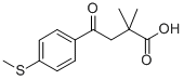 2,2-DIMETHYL-4-OXO-4-(4-THIOMETHYLPHENYL)BUTRYIC ACID Struktur