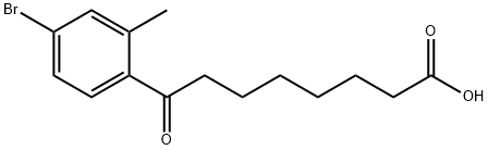 8-(4-BROMO-2-METHYLPHENYL)-8-OXOOCTANOIC ACID price.