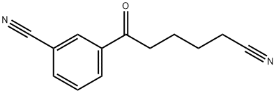 6-(3-CYANOPHENYL)-6-OXOHEXANENITRILE Struktur