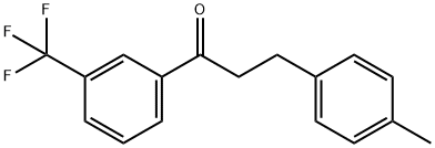 3-(4-METHYLPHENYL)-3'-TRIFLUOROMETHYLPROPIOPHENONE Struktur