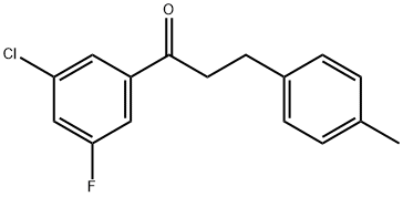 3'-CHLORO-5'-FLUORO-3-(4-METHYLPHENYL)PROPIOPHENONE price.