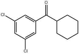 CYCLOHEXYL 3,5-DICHLOROPHENYL KETONE Struktur