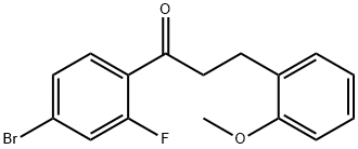 4'-BROMO-2'-FLUORO-3-(2-METHOXYPHENYL)PROPIOPHENONE price.