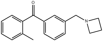 3'-AZETIDINOMETHYL-2-METHYLBENZOPHENONE price.