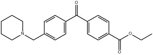 4-CARBOETHOXY-4'-PIPERIDINOMETHYL BENZOPHENONE price.