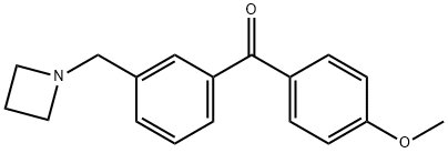 3-AZETIDINOMETHYL-4'-METHOXYBENZOPHENONE price.