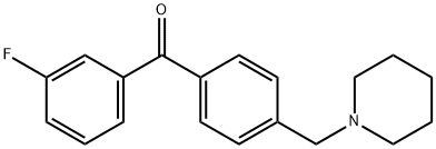 3-FLUORO-4'-PIPERIDINOMETHYL BENZOPHENONE price.