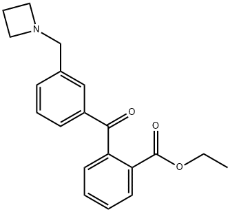 3'-AZETIDINOMETHYL-2-CARBOETHOXYBENZOPHENONE price.