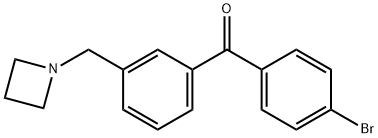 3-AZETIDINOMETHYL-4'-BROMOBENZOPHENONE price.