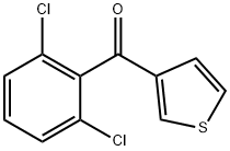 3-(2,6-DICHLOROBENZOYL)THIOPHENE Struktur