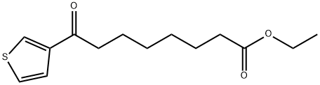 ETHYL 8-OXO-8-(3-THIENYL)OCTANOATE Struktur