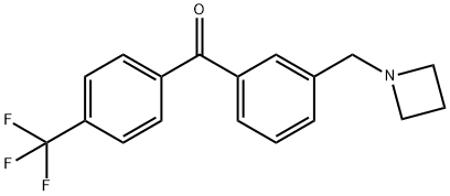 3-AZETIDINOMETHYL-4'-TRIFLUOROMETHYLBENZOPHENONE price.