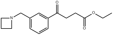 ETHYL 4-[3-(AZETIDINOMETHYL)PHENYL]-4-OXOBUTYRATE price.