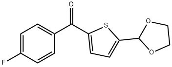 5-(1,3-DIOXOLAN-2-YL)-2-(4-FLUOROBENZOYL)THIOPHENE price.