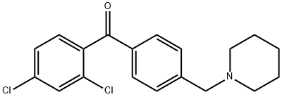 2,4-DICHLORO-4'-PIPERIDINOMETHYL BENZOPHENONE price.