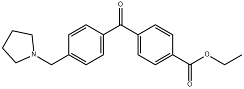 4-CARBOETHOXY-4'-PYRROLIDINOMETHYL BENZOPHENONE price.