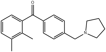 2,3-DIMETHYL-4'-PYRROLIDINOMETHYL BENZOPHENONE price.