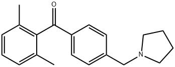 2,6-DIMETHYL-4'-PYRROLIDINOMETHYL BENZOPHENONE price.