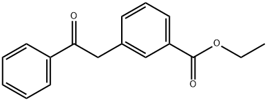 ETHYL 3-(2-OXO-2-PHENYLETHYL)BENZOATE Struktur