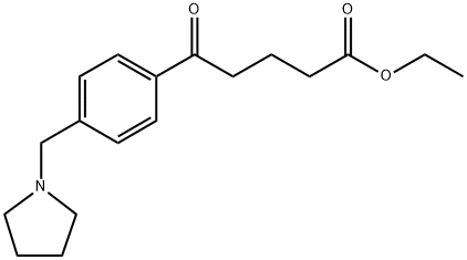 ETHYL 5-OXO-5-[(4-PYRROLIDINOMTHYL)PHENYL]VALERATE price.