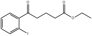 ETHYL 5-(2-IODOPHENYL)-5-OXOVALERATE Struktur