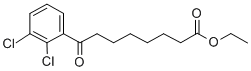 ETHYL 8-(2,3-DICHLOROPHENYL)-8-OXOOCTANOATE Struktur