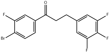 4'-BROMO-3'-FLUORO-3-(3,4,5-TRIFLUOROPHENYL)PROPIOPHENONE price.