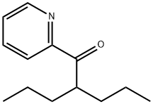 1-PROPYLBUTYL 2-PYRIDYL KETONE Struktur