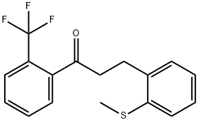 3-(2-THIOMETHYLPHENYL)-2'-TRIFLUOROMETHYLPROPIOPHENONE price.