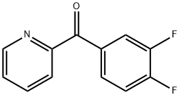 2-(3,4-DIFLUOROBENZOYL)PYRIDINE Struktur