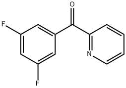 2-(3,5-DIFLUOROBENZOYL)PYRIDINE Struktur