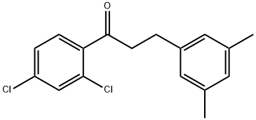 2',4'-DICHLORO-3-(3,5-DIMETHYLPHENYL)PROPIOPHENONE price.