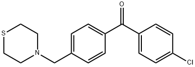 4-CHLORO-4'-THIOMORPHOLINOMETHYL BENZOPHENONE price.