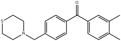 3,4-DIMETHYL-4'-THIOMORPHOLINOMETHYL BENZOPHENONE price.